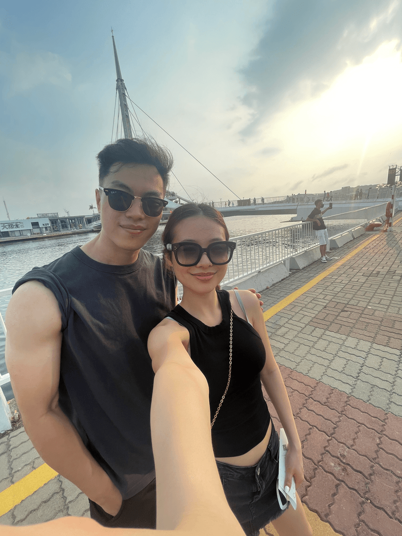 Adventuring through KaoHsiung, Taiwan with my partner-in-crime, Haiway! 🚀 Need recos for next stop!